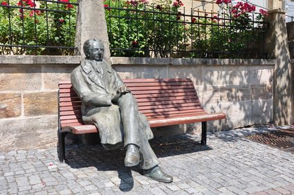 Goethe-Skulptur in Ilmenau / Thüringen - Urheber @Henry Czauderna